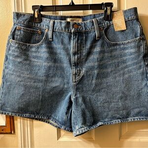Madewell Relaxed Mid Length Denim Shorts Womens 31